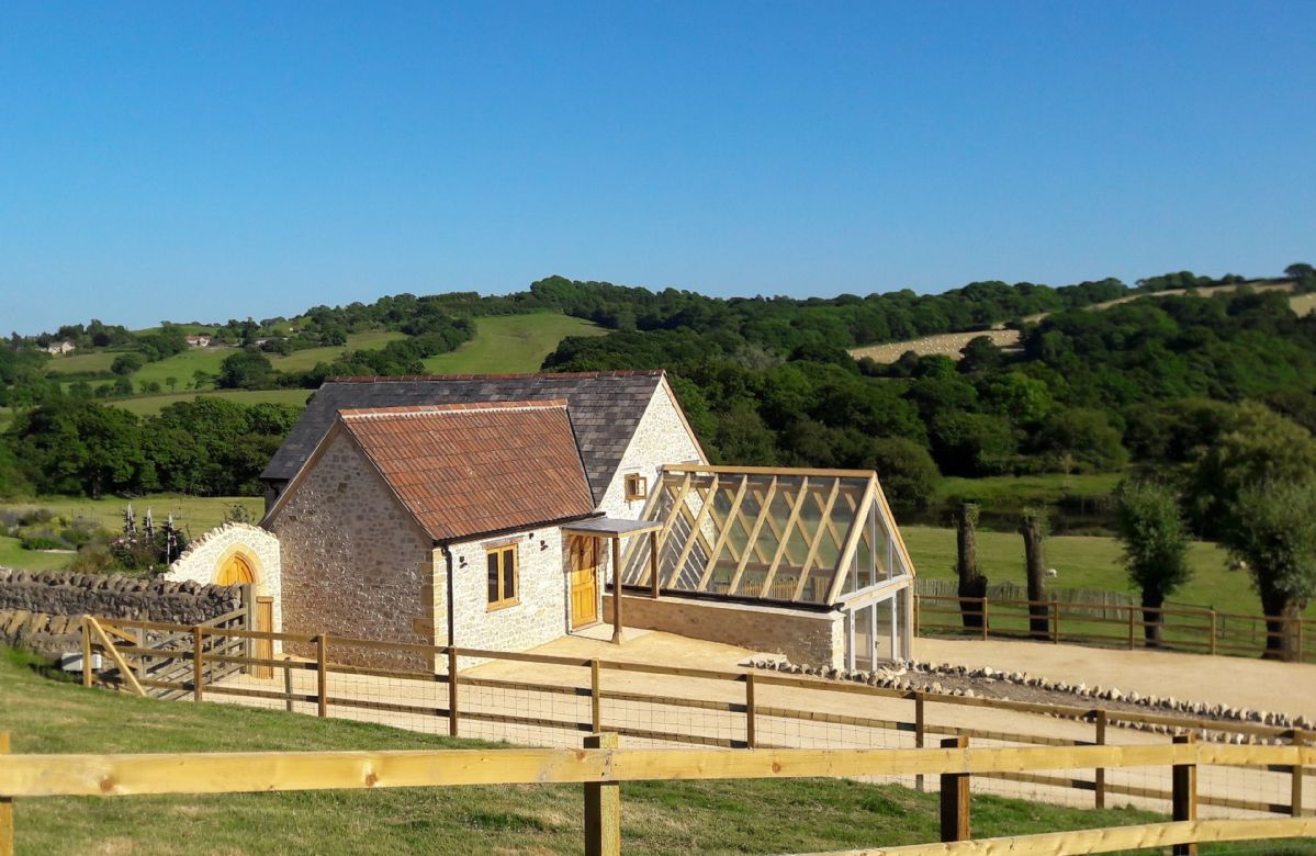 Goose Run Cottage is located in Corscombe